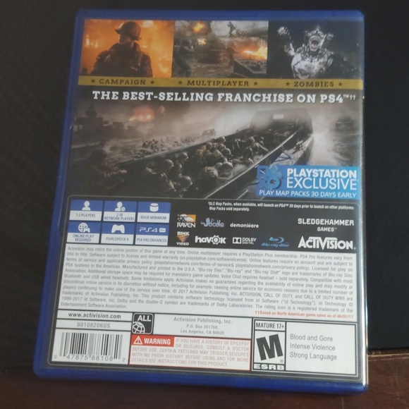 Call Of Duty WWII Video Game PS4 - Picture 2 of 12